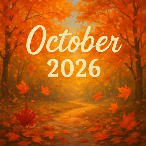 October 2026 Calendar India with Holidays, Festivals and Tithi List Printable PDF