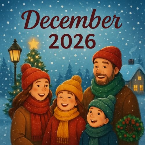 December 2026 Calendar with Holidays India, Printable PDF, Festivals and Important Dates