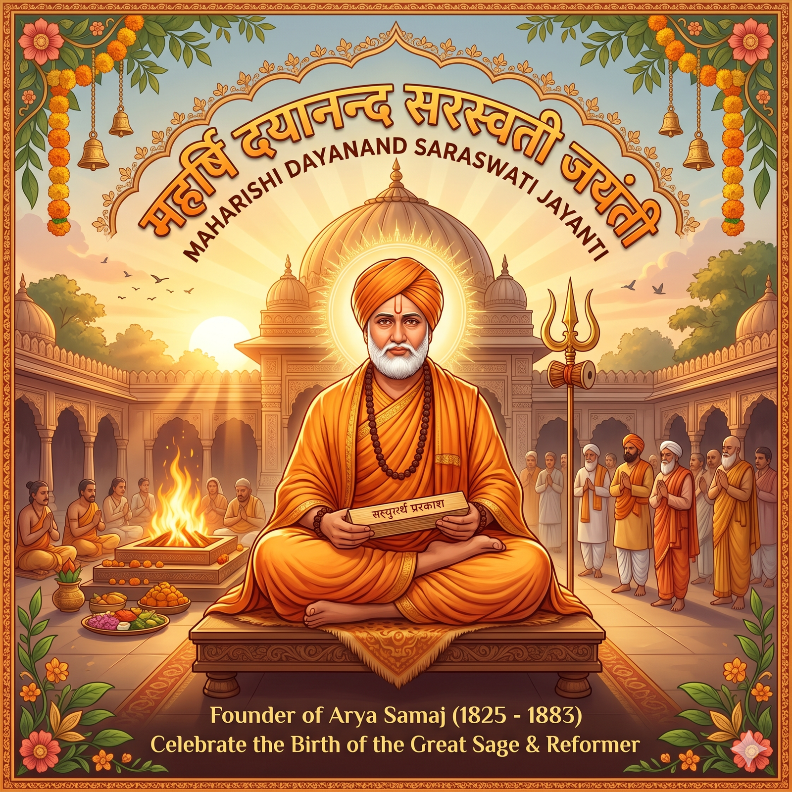 Dayanand Saraswati Jayanti 11 February 2026 Arya Samaj founder birth anniversary