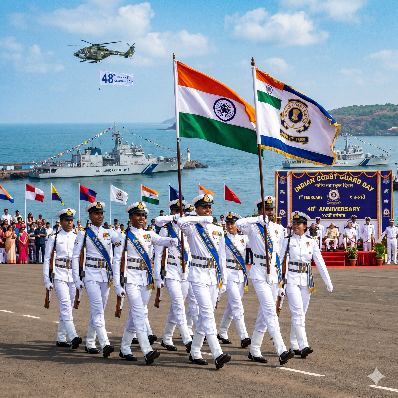 Indian Coast Guard Day 01 February 2026 India celebration maritime security