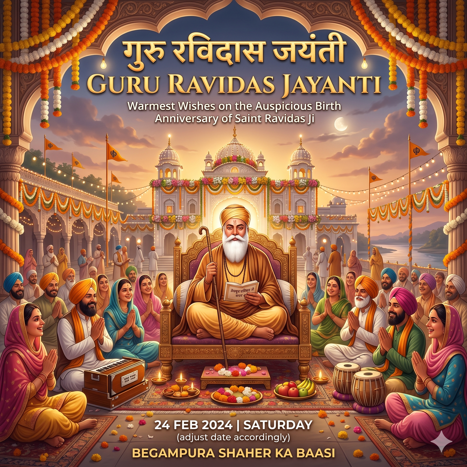 Guru Ravidas Jayanti 01 February 2026 birth anniversary saint Ravidas