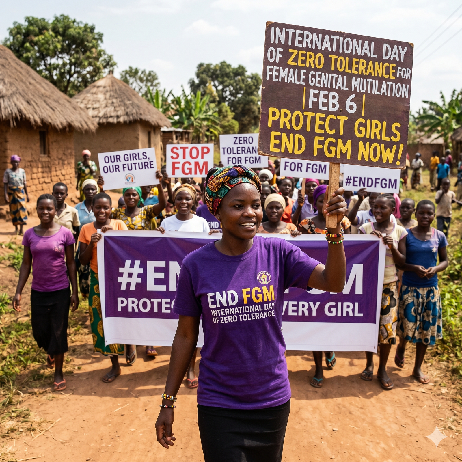 Zero Tolerance Female Genital Mutilation Day 06 February 2026 awareness