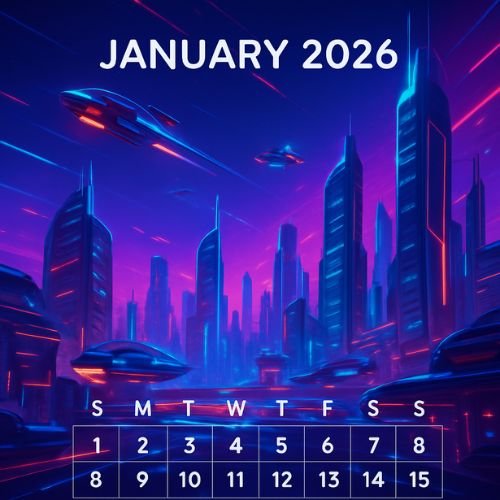 January 2026 Calendar with Holidays in India Printable PDF Download
