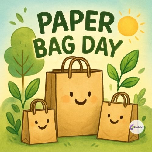 Paper Bag Day 12 July 2026 eco friendly alternative plastic