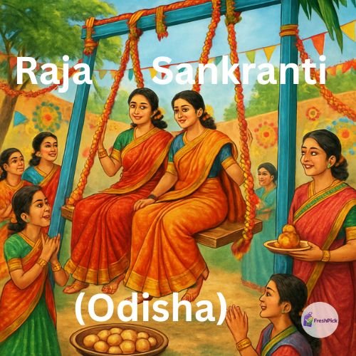 Raja Sankranti Odisha 14-16 June 2026 festival celebration