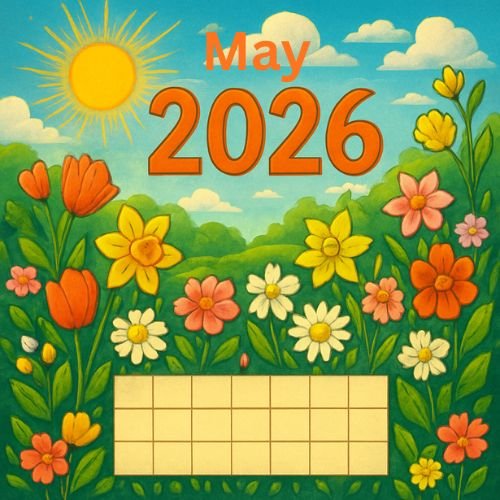May 2026 Calendar with Holidays in India Printable PDF Download