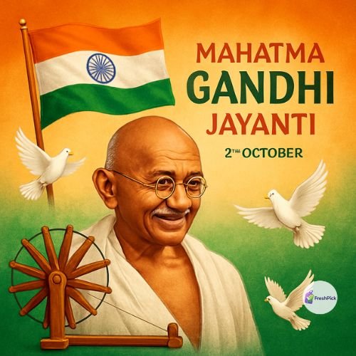 Mahatma Gandhi Jayanti 02 October 2026 Friday birth anniversary of Mahatma Gandhi India national holiday