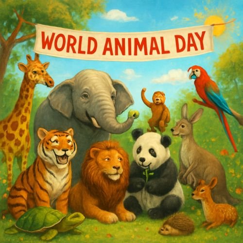 World Animal Day 04 October 2026 Sunday animal welfare protection awareness global event