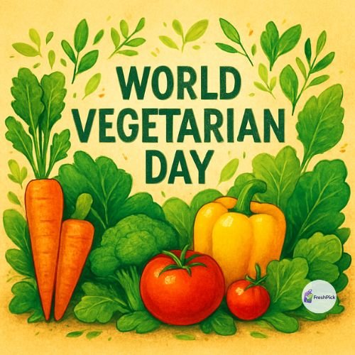 World Vegetarian Day 01 October 2026 Thursday vegetarian lifestyle plant based diet awareness